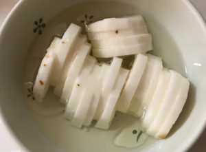 カンタン酢に漬けた長芋